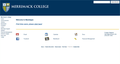 Desktop Screenshot of mackapps.merrimack.edu