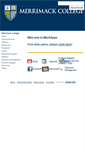 Mobile Screenshot of mackapps.merrimack.edu