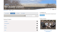 Desktop Screenshot of libguides.merrimack.edu