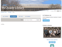 Tablet Screenshot of libguides.merrimack.edu